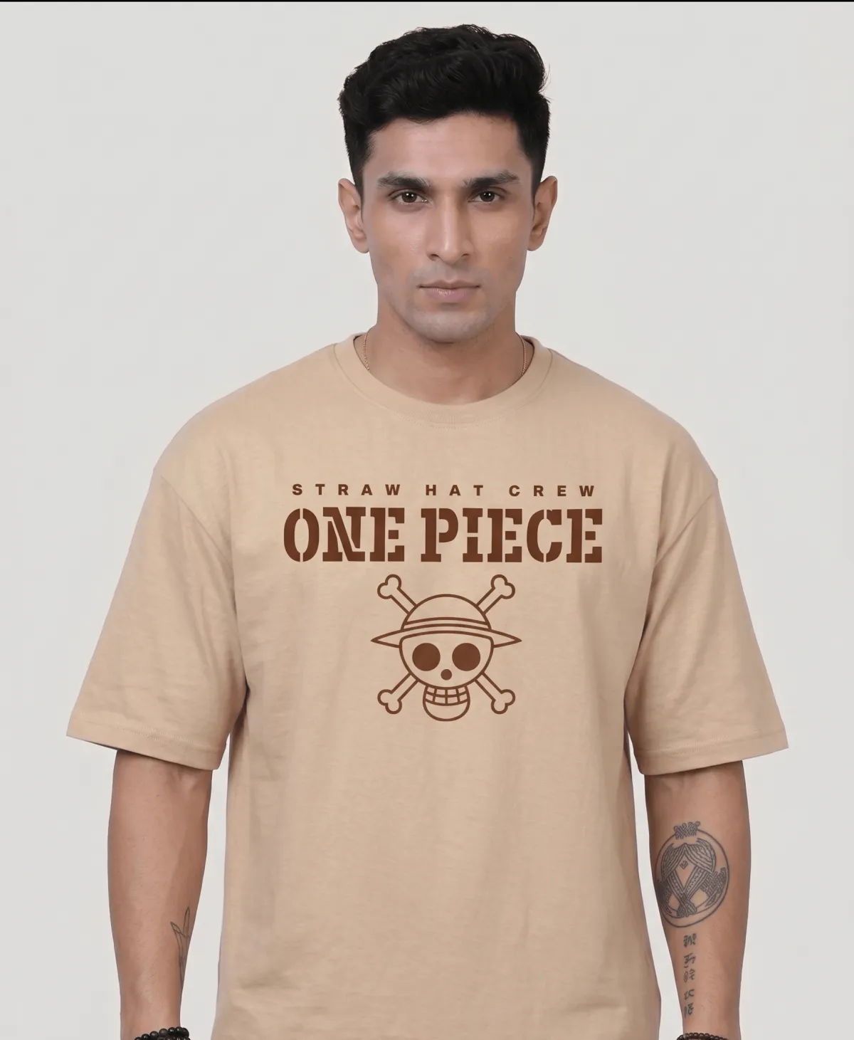 One Piece "Straw Hat Crew" Men's Oversized Anime T-Shirt