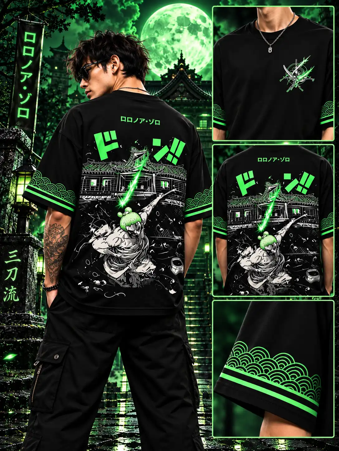 Shadow Monarch Arise Oversized T-Shirt (Solo Leveling Anime Graphic Tee)