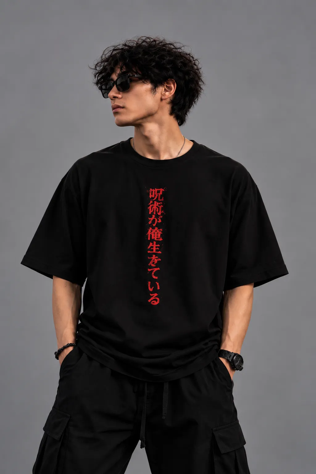 Yuji Itadori & Ryomen Sukuna / Jujutsu Kaisen Oversized Anime Graphic T-Shirt